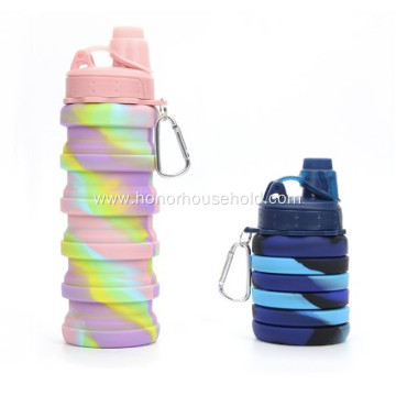 Silicone Outdoor Folding Water Bottle